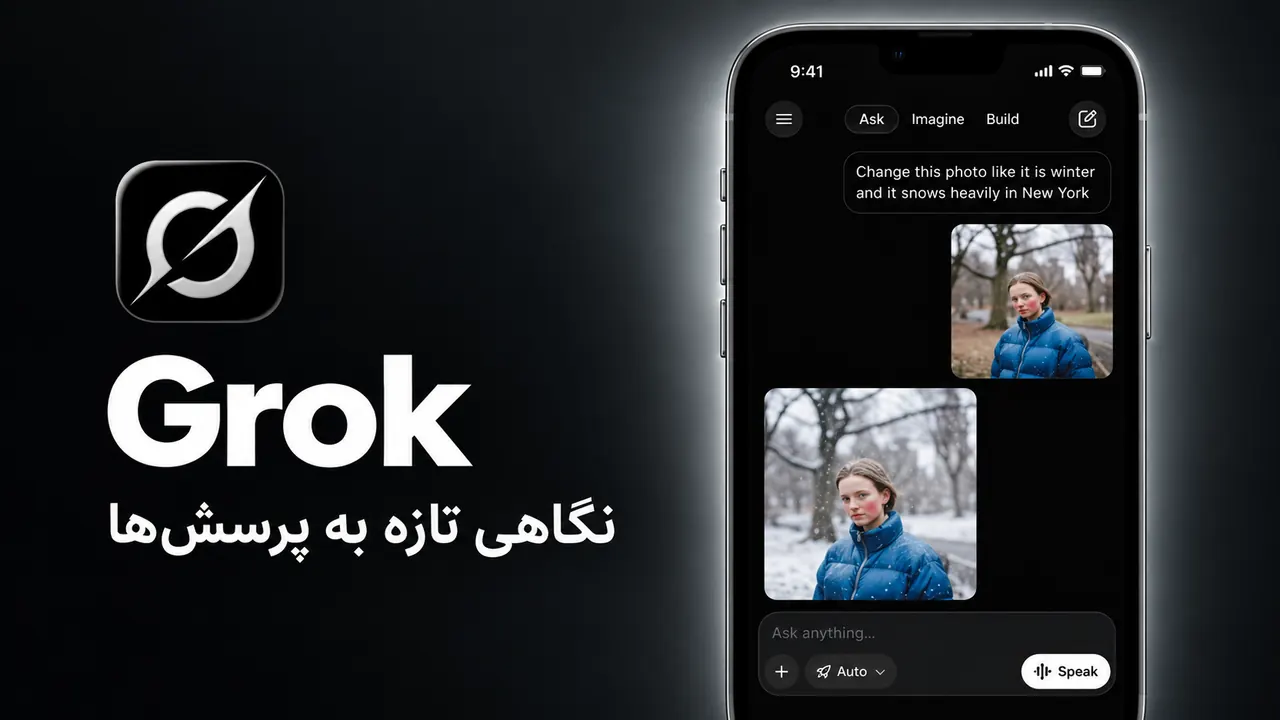 تصویر معرفی اشتراک هوش مصنوعی Grok
